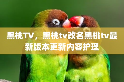 黑桃TV，黑桃tv改名黑桃tv最新版本更新内容护理