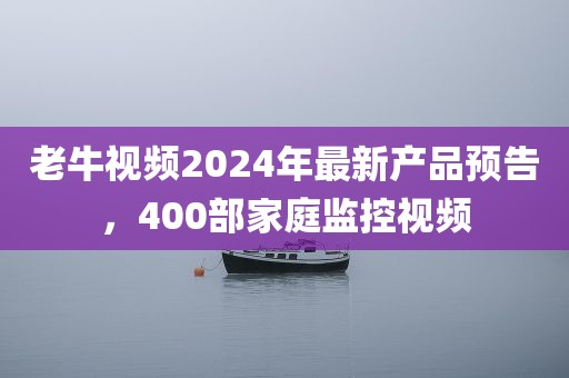 老牛视频2024年最新产品预告，400部家庭监控视频