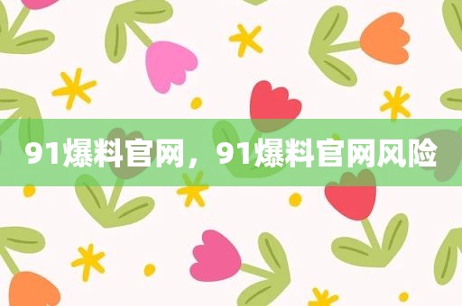 91爆料官网，91爆料官网风险