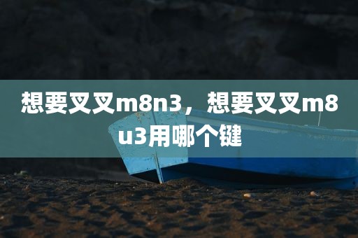 想要叉叉m8n3，想要叉叉m8u3用哪个键