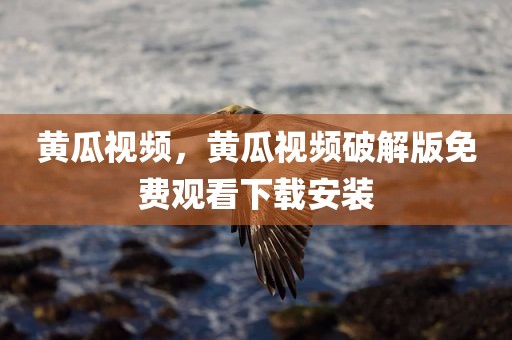 黄瓜视频，黄瓜视频破解版免费观看下载安装