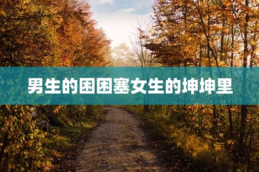 男生的困困塞女生的坤坤里