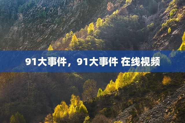 91大事件，91大事件 在线视频