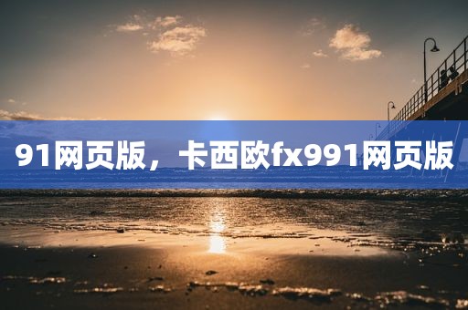 91网页版，卡西欧fx991网页版
