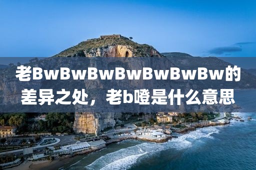 老BwBwBwBwBwBwBw的差异之处，老b噔是什么意思