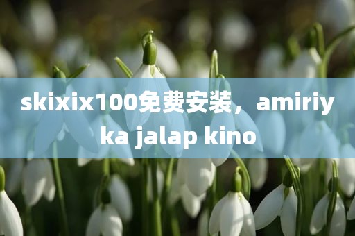 skixix100免费安装，amiriyka jalap kino