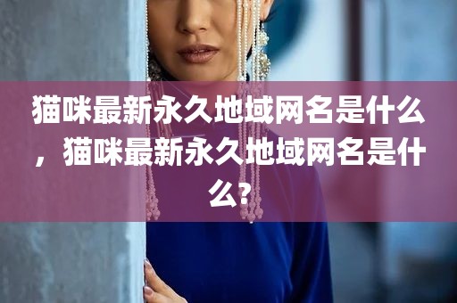 猫咪最新永久地域网名是什么，猫咪最新永久地域网名是什么?