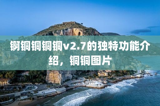 锕铜铜铜铜v2.7的独特功能介绍，铜铜图片