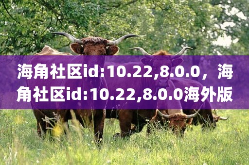 海角社区id:10.22,8.0.0，海角社区id:10.22,8.0.0海外版