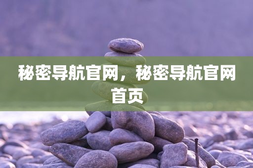 秘密导航官网，秘密导航官网首页