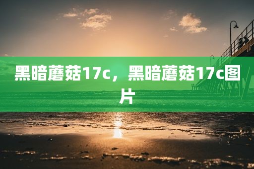 黑暗蘑菇17c，黑暗蘑菇17c图片