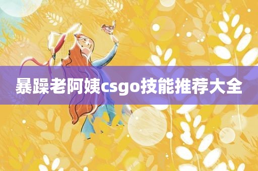 暴躁老阿姨csgo技能推荐大全