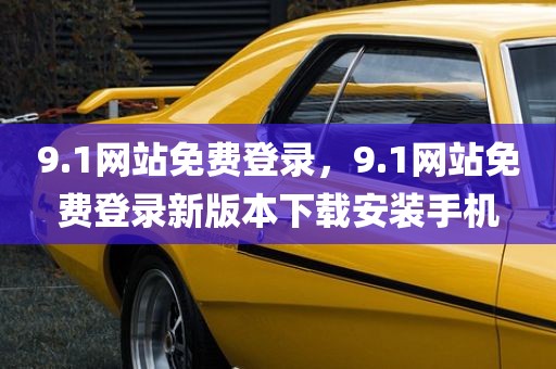 9.1网站免费登录，9.1网站免费登录新版本下载安装手机