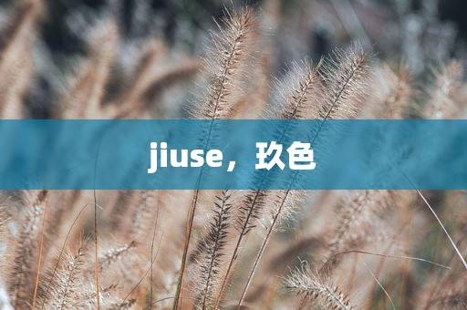 jiuse，玖色