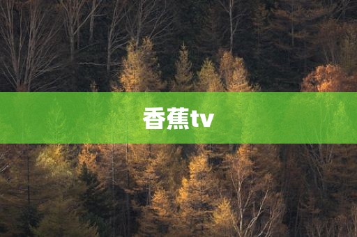 香蕉tv