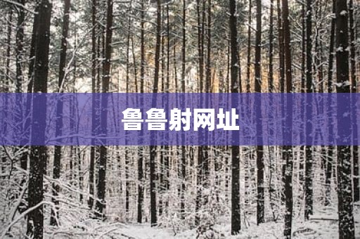 鲁鲁射网址