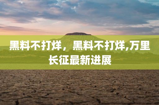 黑料不打烊，黑料不打烊,万里长征最新进展