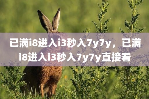 已满i8进入i3秒入7y7y，已满i8进入i3秒入7y7y直接看