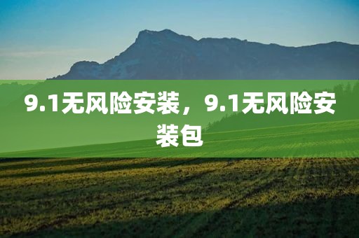 9.1无风险安装，9.1无风险安装包