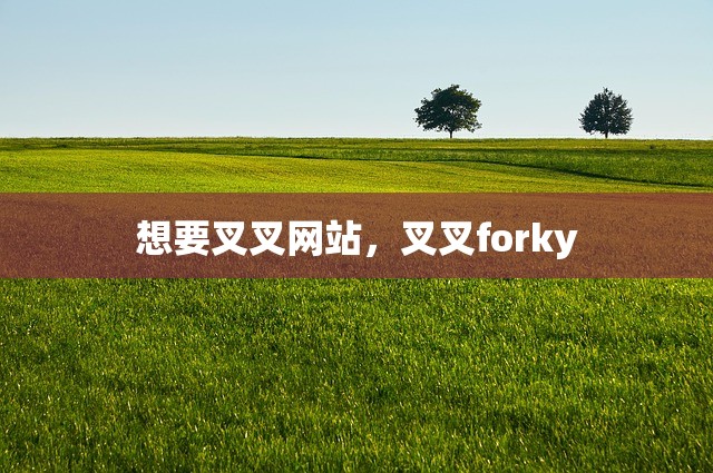 想要叉叉网站，叉叉forky