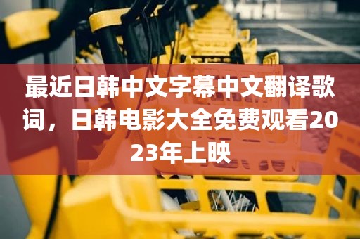 最近日韩中文字幕中文翻译歌词，日韩电影大全免费观看2023年上映
