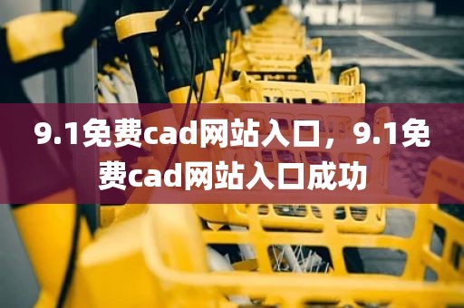 9.1免费cad网站入口，9.1免费cad网站入口成功