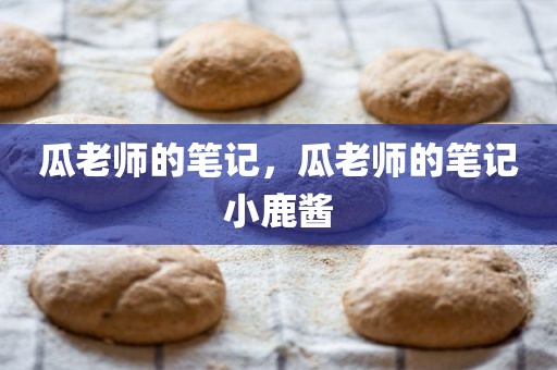 瓜老师的笔记，瓜老师的笔记小鹿酱