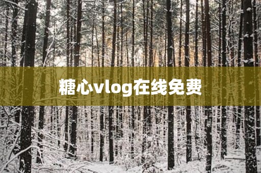 糖心vlog在线免费
