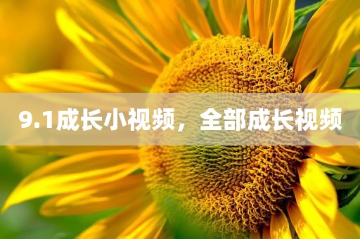 9.1成长小视频，全部成长视频