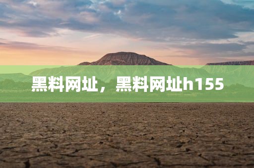 黑料网址，黑料网址h155