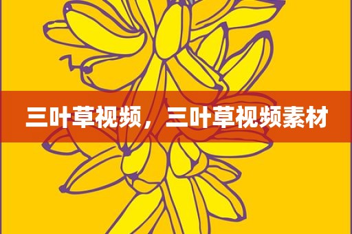 三叶草视频，三叶草视频素材