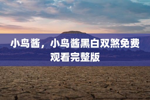 小鸟酱，小鸟酱黑白双煞免费观看完整版