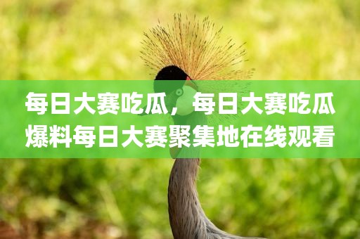 每日大赛吃瓜，每日大赛吃瓜爆料每日大赛聚集地在线观看