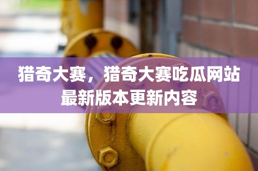 猎奇大赛，猎奇大赛吃瓜网站最新版本更新内容