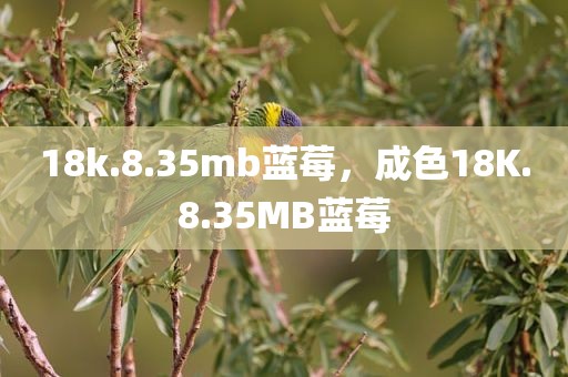 18k.8.35mb蓝莓，成色18K.8.35MB蓝莓