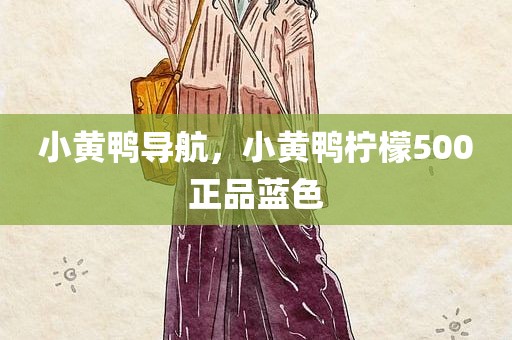 小黄鸭导航，小黄鸭柠檬500正品蓝色