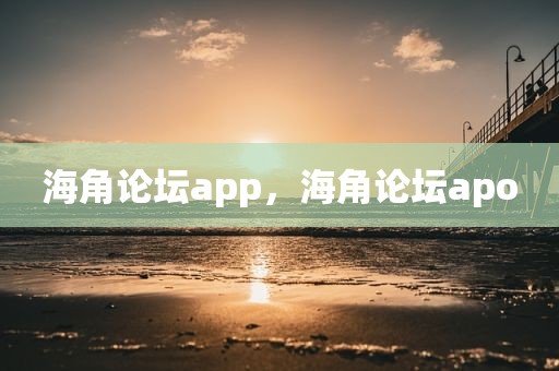海角论坛app，海角论坛apo