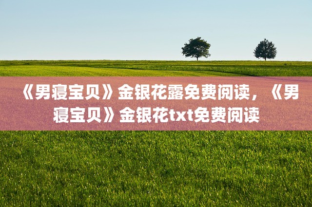 《男寝宝贝》金银花露免费阅读，《男寝宝贝》金银花txt免费阅读