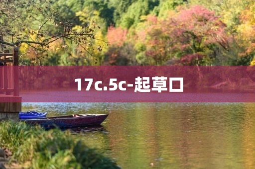 17c.5c-起草口