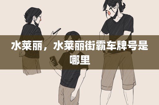 水莱丽，水莱丽街霸车牌号是哪里