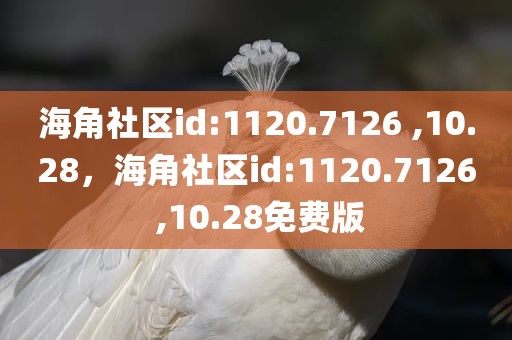 海角社区id:1120.7126 ,10.28，海角社区id:1120.7126 ,10.28免费版