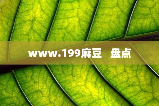 www.199麻豆   盘点