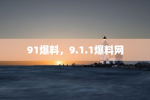 91爆料，9.1.1爆料网