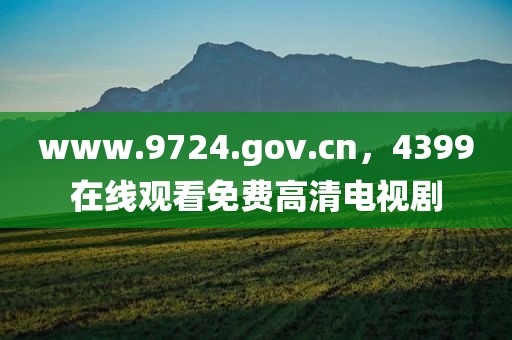 www.9724.gov.cn，4399在线观看免费高清电视剧