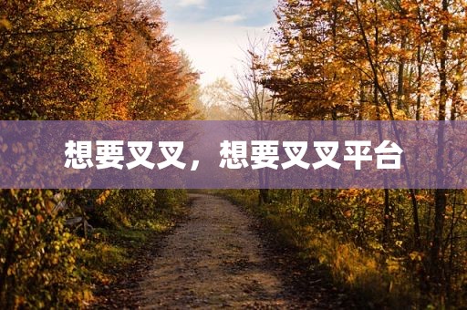 想要叉叉，想要叉叉平台