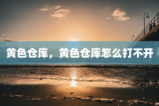 黄色仓库，黄色仓库怎么打不开