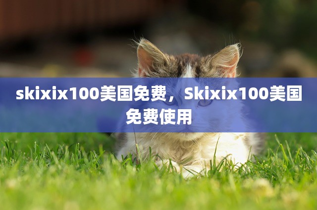 skixix100美国免费，Skixix100美国免费使用