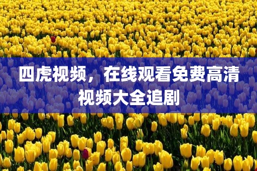 四虎视频，在线观看免费高清视频大全追剧
