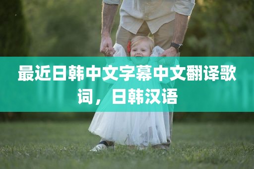 最近日韩中文字幕中文翻译歌词，日韩汉语