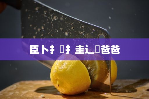 臣卜扌喿扌圭辶畐爸爸